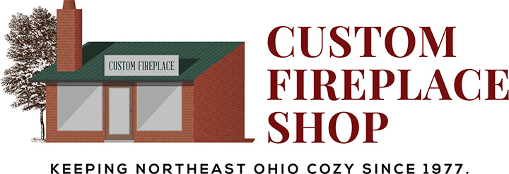 Custom Fireplace Shop Logo