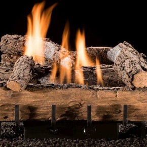 Hargrove Weathered Oak bûches à gaz – Passion Feu