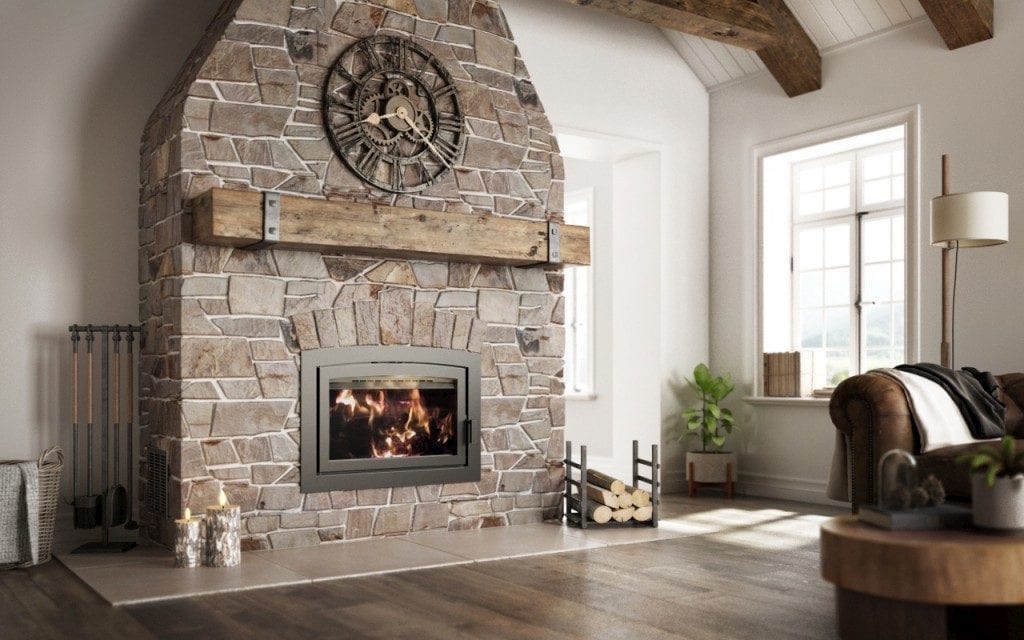 Ambiance Rustique Foyer Bois