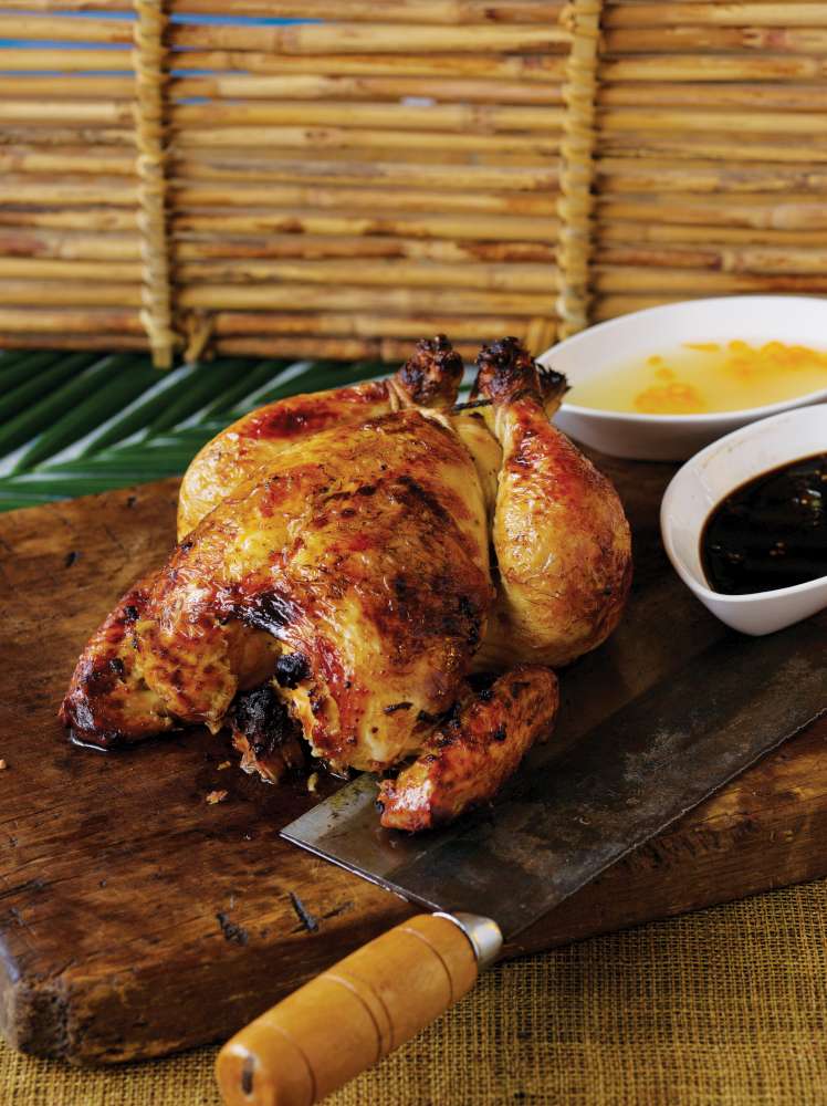 Poulet rôti à la citronnelle