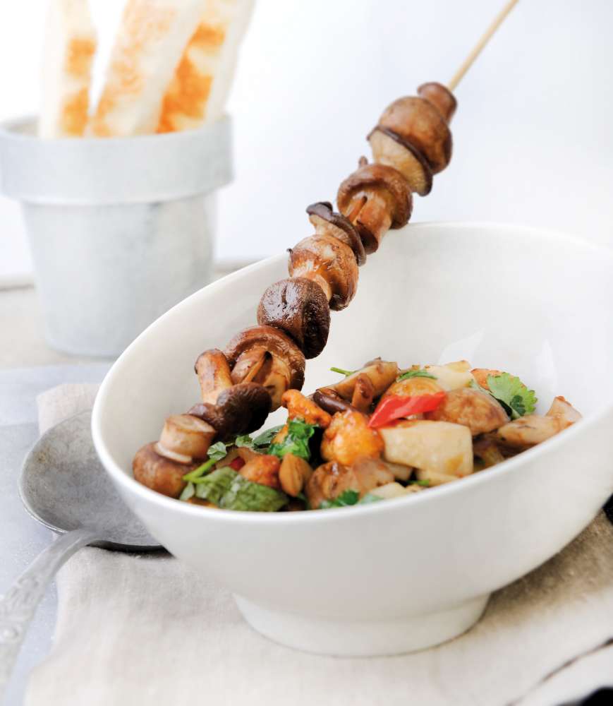 Champignons grillés à la mexicaine