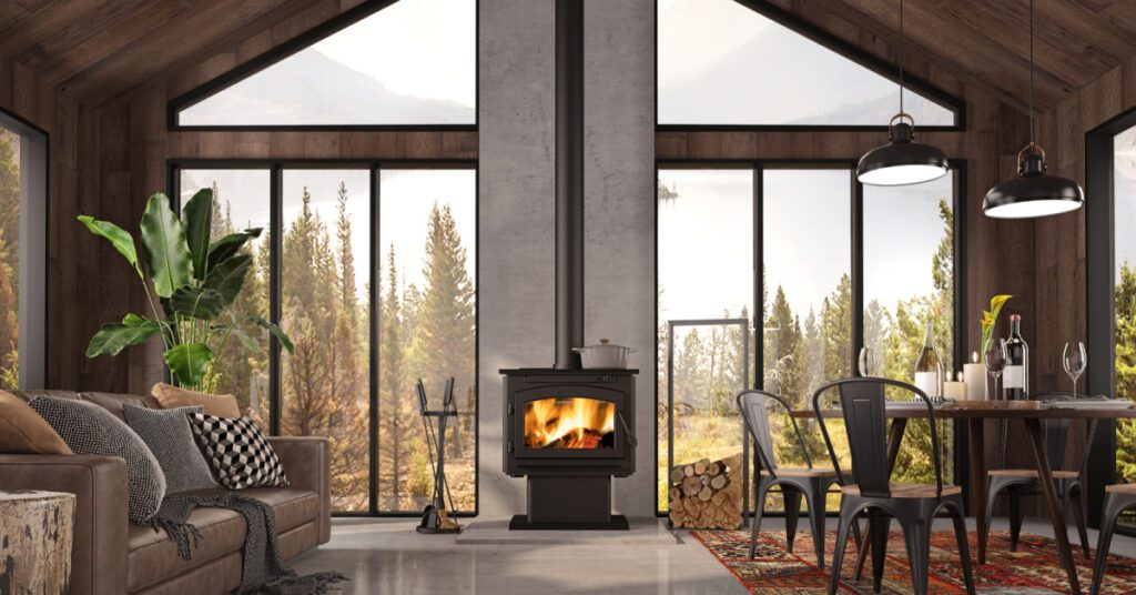 Poêle à bois Ambiance Outlander, cuisiner avec un Creuset