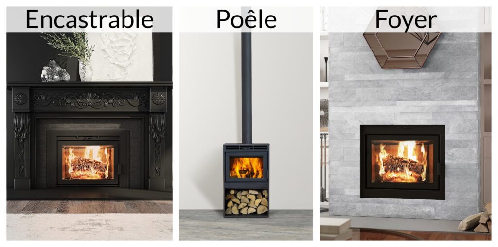 Qu’est-ce qui est le mieux … un foyer, un poêle ou un encastrable ? - Foyer au bois Ambiance